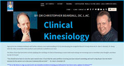 Desktop Screenshot of clinicalkinesiology.com